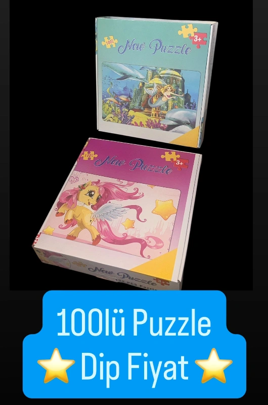 100PARÇA KUTULU PUZZLE / 12Lİ PAKET